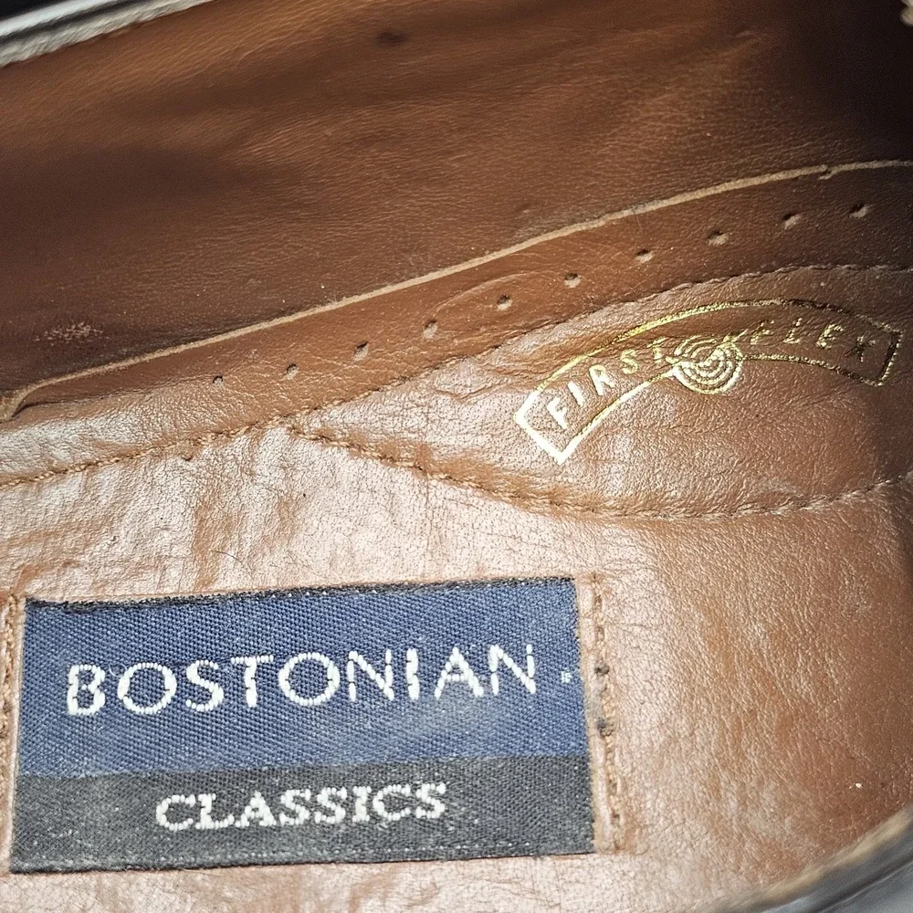 Bostonian Classic First Flex Black Leather Lace Cap Toe Oxford Shoes‎ Size 11 M